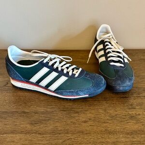 Adidas Green and Blue Sneakers